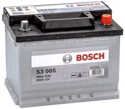 Акумулятор Bosch S3 12В 56А·год 480А R+ (0 092 S30 050)