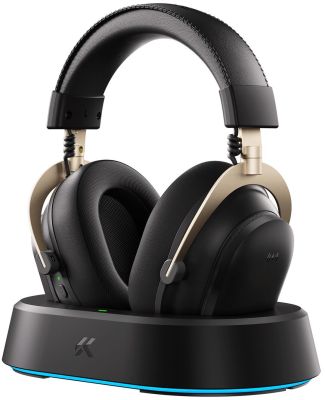 Mchose Гарнітура V9 Turbo, USB-A/WL/BT, Black Gold