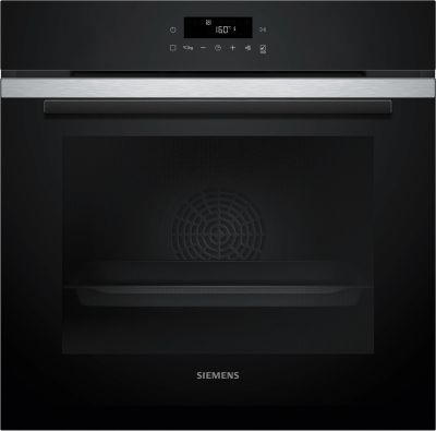 Духова шафа Siemens електрична, 71л, A+, дисплей, конвекція, піроліз, телескопічні направляючі, нерж