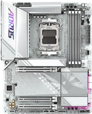 Материнська плата GIGABYTE X870E AORUS ELITE WIFI7 ICE sAM5 X870 4xDDR5 M.2 Wi-Fi BT HDMI Typc-C ATX