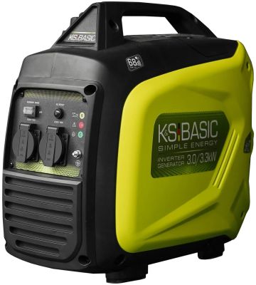 Генератор бензиновий інверторний Konner&amp;Sohnen KSB 33iS, 230В, 3.0-3.3кВт, ручний стартер, 21.5кг