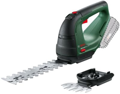 Ножиці для трави акумуляторні Bosch AdvancedShear 18В-10 + насадка кущоріз 10/20см крок різу 8мм 1.8