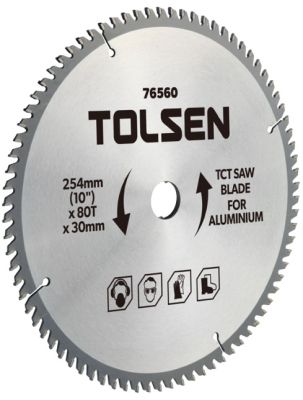 Диск пильний Tolsen по люмінію, 210х60Tх30мм
