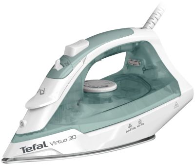 Праска Tefal Virtuo 30, 2000Вт, 240мл, паровий удар -120гр, постійна пара - 27гр, керам. підошва, бі
