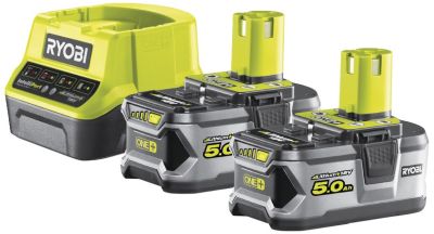 Набір акумулятора та зарядного пристрою Ryobi ONE+ RC18120-250 18В 2х5А·год ЗП 2А