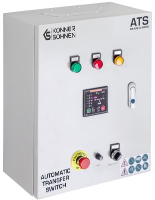 Блок автоматичного введення резерву (АВР) Konner&amp;Sohnen KS ATS 4/63HD, 230-400В, 63А 8.4кг