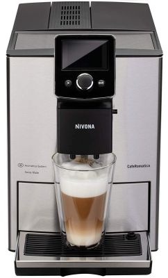 Кавомашина NIVONA CafeRomatica 2.2л, зерно + мелена, автомат.капучинатор, авторецептів - 9, метал