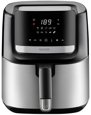 Мультипіч Sencor Vita Fryer, 1600Вт, чаша-6,5л, сенсорне керув., 10 програм, пластик, нерж. сталь-чо