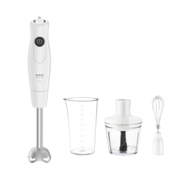 Блендер Tefal заглибний Dailymix 600Вт, 3в1, чаша-800мл, чопер-500мл, турборежим, білий
