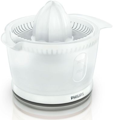 Соковитискач Philips Daily Collection цитрус-прес 25Вт, чаша-0.5л, пластик, білий