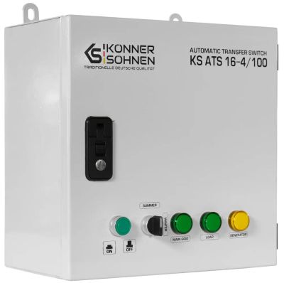 Блок автоматичного введення резерву (АВР) Konner&amp;Sohnen KS ATS 16-4/100 230/400В 100А 12кг