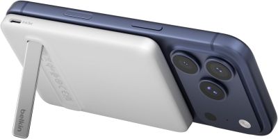 Акумулятор портативний літій-іонний Power Bank Belkin 5000мА·год, 20Вт PD/Qi2 15Вт, Magnetic Kicksta