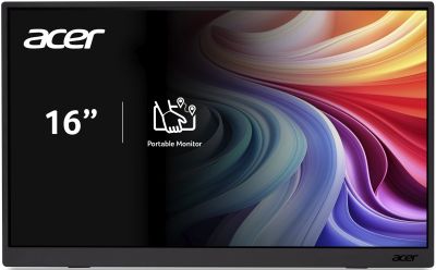 Монітор портативний Acer 15.6W" PM161W bmiuux miniHDMI, 2xUSB-C, MM, 1920:1200, IPS, 16:10, 4ms