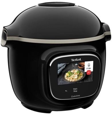 Мультиварка-скороварка Tefal Cook4me Touch, 1600Вт, чаша-6л, сенсорне керув., 13 програм, метал/плас