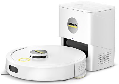 Робот-пилосос karcher RVC 3 Comfort, h=0.97см, вологе прибирання, конт пил -0.24л, вода -0.28л, авто