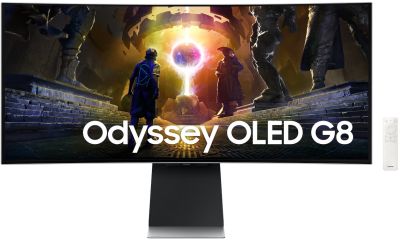 Монітор Samsung 34" Odyssey OLED G85S HDMI, DP, USB, Bluetooth, MM, OLED, 3440x1440, 0.3ms, HAS, Fre