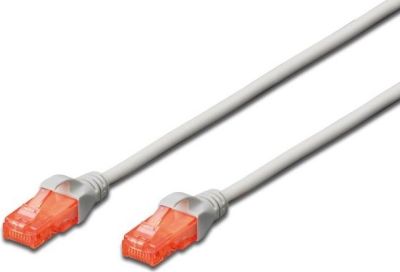 Патч-корд DIGITUS CAT 6 UTP, 2м, AWG 26/7, Cu, LSZH, сірий