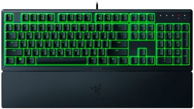 Клавіатура мембранна Razer Ornata V3 X 104key, USB-A, EN/UK, RGB, чорний