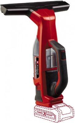 Пилосос акумуляторний Einhell BRILLIANTO віконний 18В 280мм 0.1л з розпилювачем 0.74кг без АКБ та ЗП