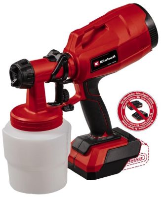 Фарборозпилювач акумуляторний Einhell TC-SY 18/60LI Solo 18В 650мл/хв бачок 800мл без АКБ та ЗП