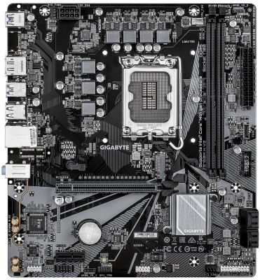 Материнська плата GIGABYTE B760M H V2 s1700 B760 2xDDR5 M.2 HDMI DP mATX