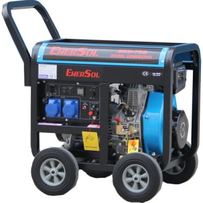Генератор дизельний EnerSol, 230В, 6/6.5кВт, електростартер, 119кг