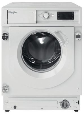 Пральна машина Whirlpool вбудована фронтальна, 7кг, 1400, D, 60см, дисплей, пара, білий