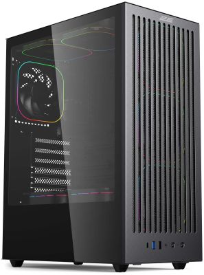 Корпус 2E GAMING  Vector V8111B без БЖ, 1xUSB3.0, 1х USB 2.0, 1xUSB Type-C, 4x120мм ARGB, VGA 325мм,