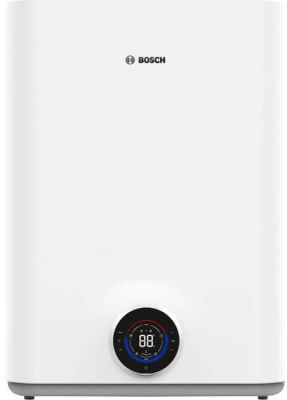 Водонагрівач електр. BOSCH плаский слім Tronic 5500iT, 80л, 1.5кВт, ун. монтаж, електр. кер-ння, Wi-