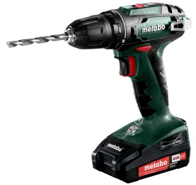 Шурупокрут-дриль акумуляторний Metabo BS 18 18В 2х2А·год 24·48Нм 0-450·0-1600об/хв 1.4кг