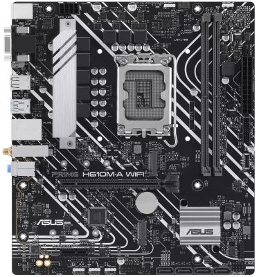 Материнcька плата ASUS PRIME H610M-A WIFI s1700 H610 2xDDR5 M.2 HDMI D-Sub DP Wi-Fi BT mATX