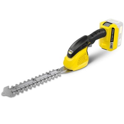 Ножиці для трави акумуляторні Karcher GSH 18-20 Battery 18В + насадка кущоріз 20см крок різу 10мм 1.