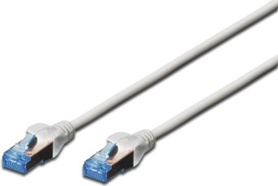 Патч-корд DIGITUS CAT 5e SF-UTP, 3м, AWG 26/7, CCA, PVC, сірий