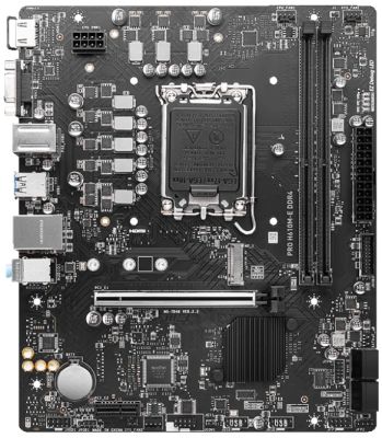 Материнcька плата MSI PRO H610M-E DDR4 s1700 H610 2xDDR4 M.2 HDMI D-Sub mATX