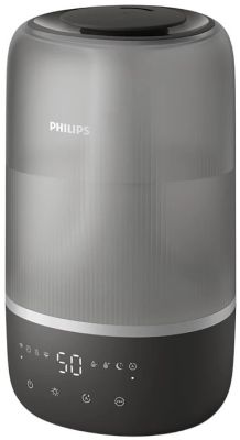 Зволожувач повітря Philips традиційне зволоження Series 1000, 41м2, 3л, 275мл/г, електр. кер-ння, ре
