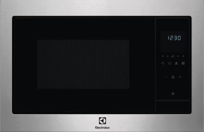 Мікрохвильова піч Electrolux вбудована, 25л, електрон. керування, 900Вт, гриль, дисплей, нерж