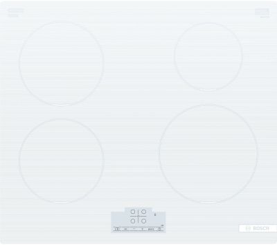 Варильна поверхня Bosch індукційна, 60см, розширена зона, білий