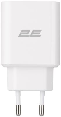 Зарядний пристрій мережевий 2E 20Вт USB-C PD, білий