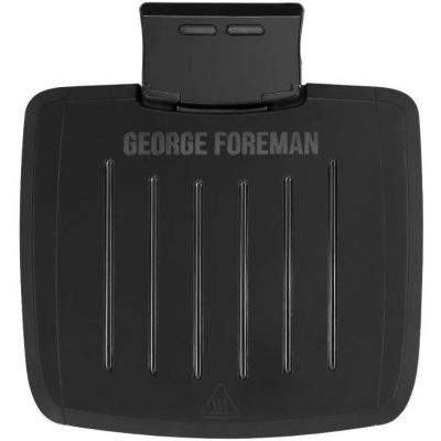 Гриль George Foreman прижимний  Immersa Small, 1100Вт, темп. режимів-1, з`ємні пластини, метал, плас