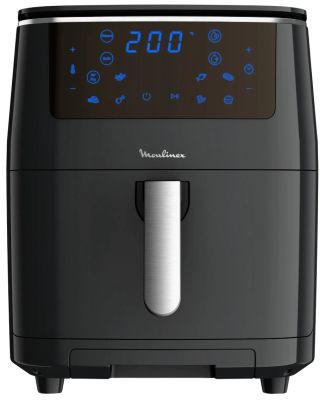 Мультипіч Moulinex Easy Fry Grill&amp;Steam, 1430Вт, чаша-6.2л, сенсорне керув., 8 програм, пластик, чор