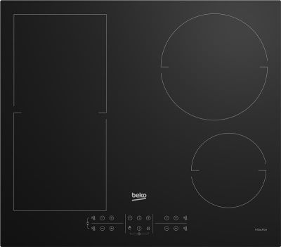 Варильна поверхня Beko індукційна, 60см, розширена зона, чорний
