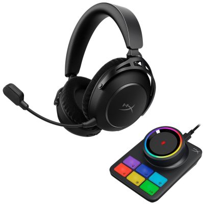 Гарнітура ігрова HyperX Cloud Alpha 2 WL/BT/mini-jack/USB-A/USB-C, 0.5м/1.5м, чорний