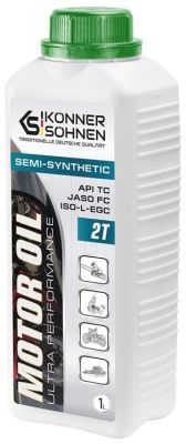 Олива для двотактних двигунів Konner&amp;Sohnen KS 2T OIL API: TC JASO: FC ISO: L-EGC 1л