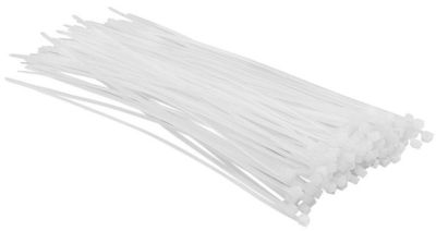 Хомут-стяжка Top Tools, пластик, 2.5x200мм, чорний, 100шт