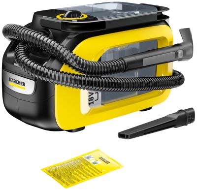 Пилосос професійний акумуляторний миючий Karcher SE 3-18 18В контейнер для води 1.7л 3.65кг