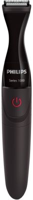 Тример Philips Multigroom series 1000, для бороди і вусів, 1хАА, насадок-4, сталь, чорний