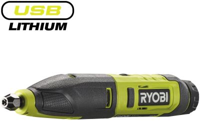 Долото акумуляторне Ryobi USB Lithium RPC4-0 4В 13000об/хв 0.28кг без АКБ