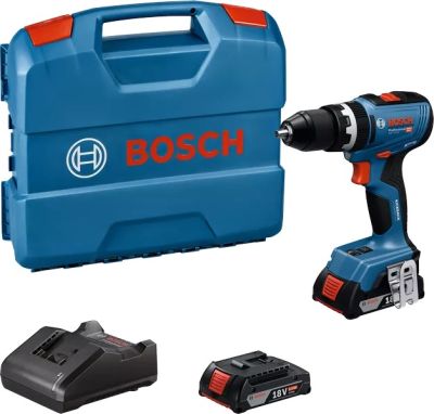 Шурупокрут-дриль ударний акумуляторний Bosch Professional GSB 18V-65 18В 2х2А·год 31·65Нм 0-2100об/х