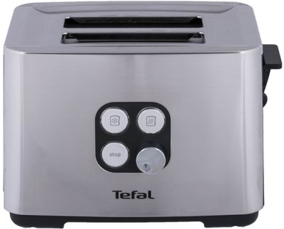 Тостер Tefal Cube 900Вт, метал/пластик, чорний