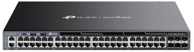 Комутатор TP-LINK SG6654XHP 48xGE (48xPoE), 6xSFP+, 1440Вт, Керований L3